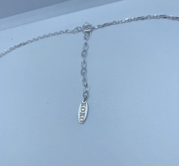 Extender chain for pendant necklace sterling silver